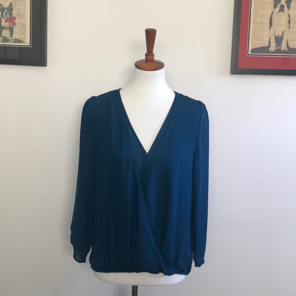 Gorgeous shade of blue Joie top